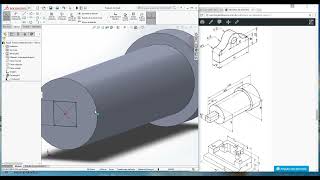 Curso de Solidworks para iniciantes  Exercicio Revolução [upl. by Kelcy]