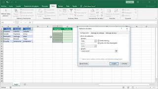 Cómo crear listas desplegables dependientes en Excel [upl. by Lavud]