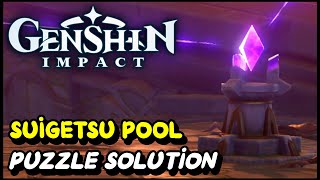 Genshin Impact  Electro Relay Suigetsu Pool  Watatsumi Island Puzzle Solution [upl. by Willumsen]