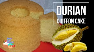 Chiffon Cake Durian Enak Banget Pakai Oven Tangkring [upl. by Nichani352]