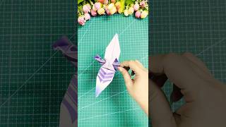 Easy DIY Crane Bird Using Paper [upl. by Bolen]