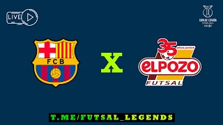 Barca  ElPozo Murcia LIVESTREAM [upl. by Cacia]