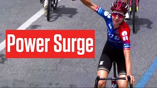 Cecilie Uttrup Ludwig Powers To Win In Tour Down Under Stage 2 [upl. by Trevar]