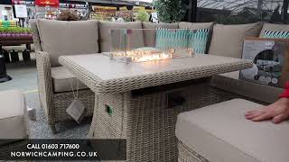 Bramblecrest Chedworth Mini Corner Firepit Set [upl. by Robina]