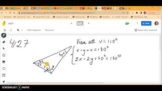 4127 i MA2B triangelns vinkelsumma [upl. by Tewell]