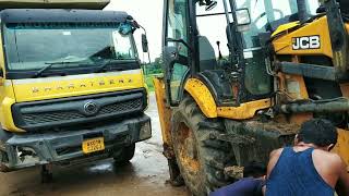 JCB 3dx tyar panser new stle ll JCB machine ka power ll 3824 [upl. by Razaele]