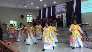 Tarian Rebana Kosonongon kinorohingan Sempena Sambutan Krismas Wanita PCS Pusat 2018 [upl. by Tavish]