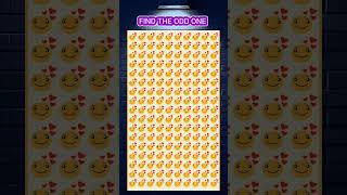 Find The Odd One OutSpot The Odd EmojiEmoji Puzzle shorts [upl. by Annoved439]