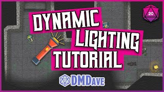 How to use Dynamic Lighting on Roll20 🔦 Step by Step  DMDave [upl. by Osrick]