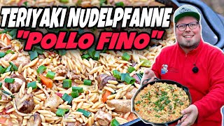 Schnelle Teriyaki Hähnchen Nudelpfanne quotPollo finoquot [upl. by Pirozzo]