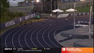 Erryion Knighton Break Usain Bolts u18 200m World Record [upl. by Analad]