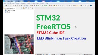 STM32 FreeRTOS LED Blink Example  FreeRTOS STM32 Blink Example [upl. by Assenna]