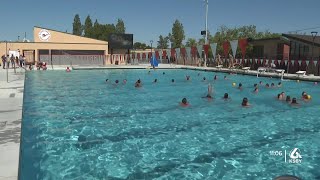 Aquatics center at Atascadero High School opens [upl. by Anavlys]