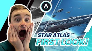 Star Atlas First Look Lets See Our Ships │Star Atlas Showroom Review [upl. by Ecinahs]