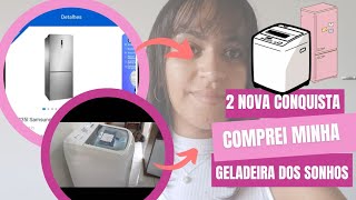 MAIS 2 CONQUISTA  COMPREI MINHA GELADEIRA DOS SONHOSGRATIDÃO DEUS conquista electrolux youtube [upl. by Langsdon]