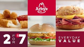 Arbys 2 for 7 Everyday Value  Beef N Cheddar [upl. by Zat]