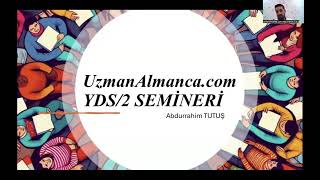 YURTDIŞI GÖREVLENDİRME ALMANCA YDSYÖKDİL ÇALIŞMA TAVSİYELERİ ve PROGRAM [upl. by Lucie10]