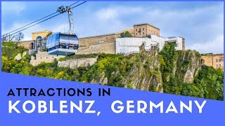 Koblenz Attractions and Ehrenbreitstein Fortress [upl. by Meela]