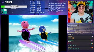 JUGANDOR REACCIONA A BACKYARDIGANS Cap 15 quotLOS SURFISTASquot [upl. by Peih810]