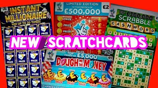 💥NEW Scratchcards New Scrabble CashwordNew 12Million £2 cardINSTANT MILLIONAIRE [upl. by Atelahs]