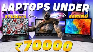 🔥LATEST🔥Top 5 Best Laptops Under 70000 In India 2023⚡Best Gaming Laptop Under 70000⚡Students Coding [upl. by Shuping]