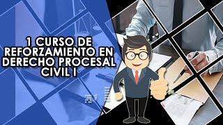 1 CURSO DE REFORZAMIENTO EN DERECHO PROCESAL CIVIL I  DERECHO PERUANO [upl. by Otsirave]