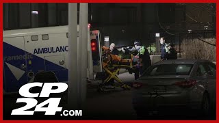 2 injured following stabbing in downtown Toronto [upl. by Petrine]