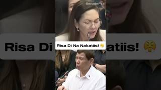 Di Na Nakatiis si Sen Risa kay Pres Duterte 😡 [upl. by Htebazle]