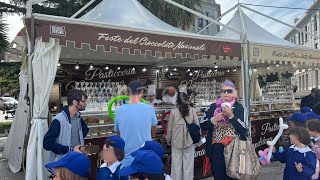 Vasto al via la festa del cioccolato artigianale in Piazza Rossetti [upl. by Ozmo578]