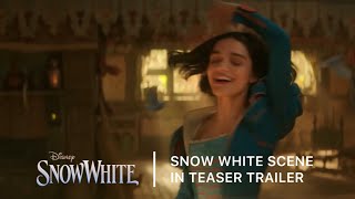 Snow White Scene in TEASER TRAILER  Snow White  In Theaters March 21 [upl. by Kerry]