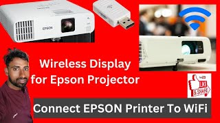 How to Connect Wireless Projector 2022  Wireless Projector Connectivity  Epson Wireless Projector [upl. by Ellenwahs]