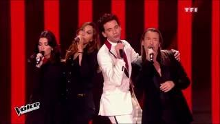 Mika Zazie Jenifer amp Florent Pagny  Rue de la Paix  The Voice France 2015  Blind Audition [upl. by Fabe635]