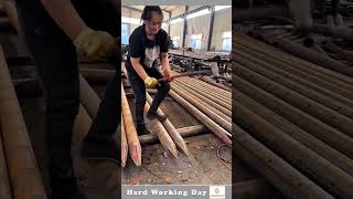 Hard Working Day 205 The Grouting Pipe Tapered Nose Making Process [upl. by Teyut]