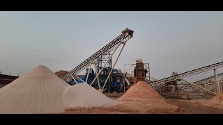 Silica Sand plant for glass making [upl. by Llevol338]