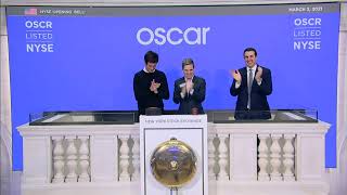 Oscar Health Inc NYSE OSCR Rings The Opening Bell® [upl. by Dnalerb482]