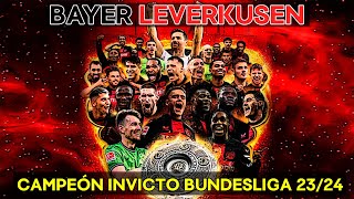 BAYER LEVERKUSEN 🏆 CAMPEÓN INVICTO BUNDESLIGA HD Todos los Goles y Todos los Partidos [upl. by Eat]