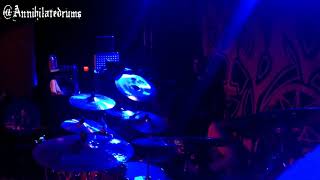 Scotty Fuller  Morbid Angel quotDay of Sufferingquot Drum Cam live on the Decibel Magazine Tour 2019 [upl. by Nylzor]