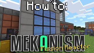 How to Mekanism  Fission Reactor Minecraft 1165 [upl. by Nosneh]