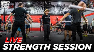 LIVE Strength Session Coached By Mike Burgener [upl. by Markson914]