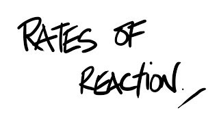 AQA Certificate in Chemistry  iGCSE  Rates of Reaction [upl. by Inaleon]