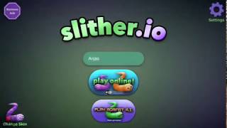 Slitherio  Game cacingcacingan v [upl. by Om]