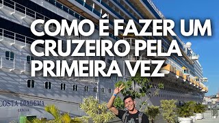 COMO FUNCIONA UM CRUZEIRO  Viajar de Cruzeiro pela primeira vez  Costa Cruzeiros [upl. by Aracot919]