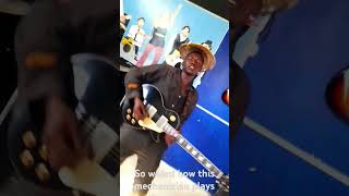 Seben music shorts this mechanician man played guitar in a way youve never seen every on was 🤔🤔🙌 [upl. by Alex]