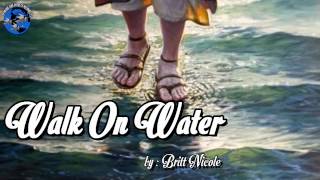 Walk on Water Britt Nicole Accoustic  Lyrics [upl. by Nelag]