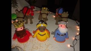 PresÃ©pio de Natal em CrochÃª Amigurumi [upl. by Avat]