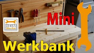 Schöne Mini Werkbank für Kinder einfach selber bauen [upl. by Adniram391]