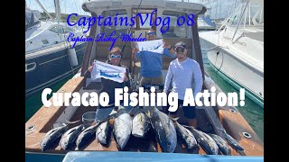 CURACAO FISHING ACTION  CaptainsVlog 08 [upl. by Levana985]