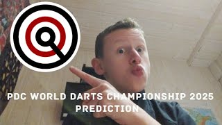 Ich predicte die Darts WM 2025 [upl. by Teagan]