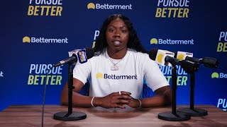 Arike Ogunbowale Announces Partnership with Betterment [upl. by Nnairak869]