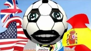 World Cup 2010  Wavin Flags amp Singing Soccerballs  Animated Clip Lost Media encontrado [upl. by Hunter]